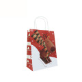 Custom Printing Gift Kraft Paper Shopping Bag with Handle
